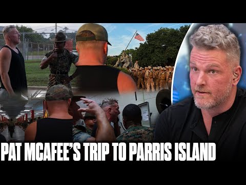 Pat McAfee Is Honored To Visit Parris Island & Witness Marine Corps Training
