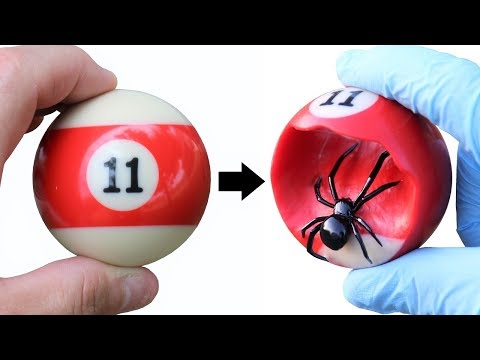 I Carve a Black Window into a Billiard Ball