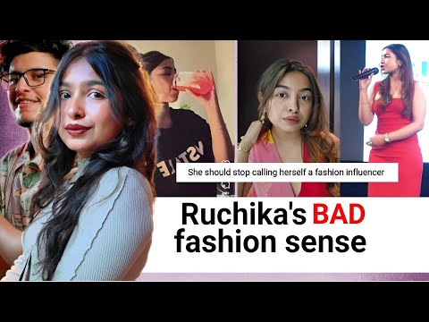 Ruchika Rathore Called out for BAD FASHION SENSE | Weird Promotional videos | copying Rebel kid?