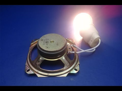 Wow Free Energy Using Speaker With Magnets 100% / free energy generator for home