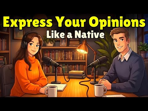 How to Express Your Opinions Like a Native | Real English Conversation Practice
