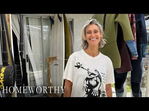 BEACH BUNGALOWS | Pro Surfer Kassia Meador’s Cozy L.A. Home + Van | House Tour