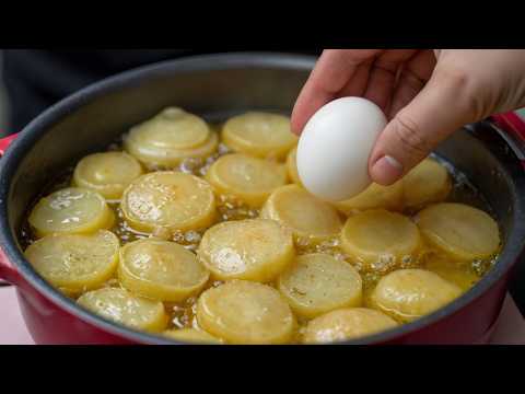 Only potatoes and eggs! It's so delicious that I make it almost every day!