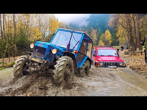 Halloween Off-Road Show - Tractor vs SUV | 4x4
