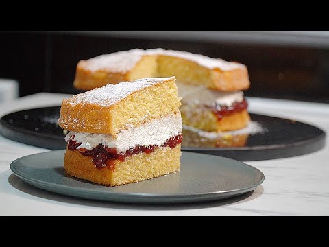 VICTORIA Sponge Cake A TIMELESS BRITISH Treat for Afternoon TEA