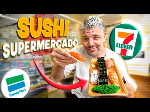 PROBANDO SUSHI de TODOS LOS SUPERMERCADOS de JAPÓN 🍣 ¿TAN BUENO COMO UN RESTAURANTE? 🇯🇵