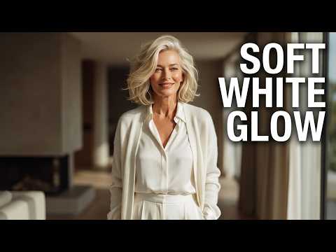 Soft White Outfits That Make Women Over 50 Look Fresher | Cloud Dancer Lookbook