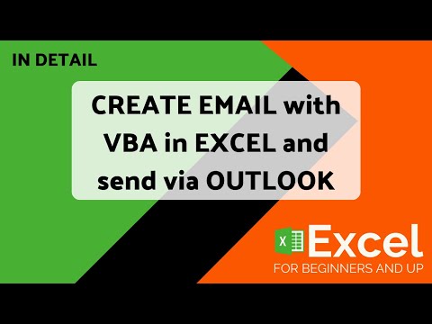 How to create VBA code in Excel to send Emails through Outlook automatically | VBA