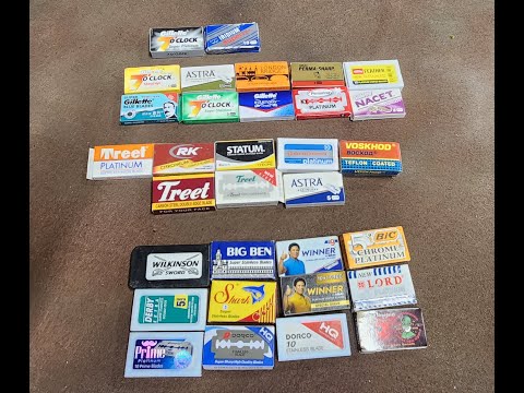 Razor Blade Collection: Top Choices in my Daily Shaves