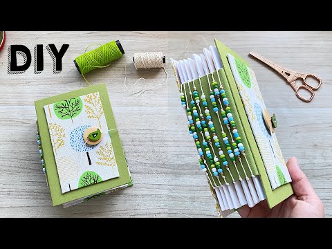Bookbinding 👉  How to MAKE a Homemade NOTEBOOK Step- by- Step 😍