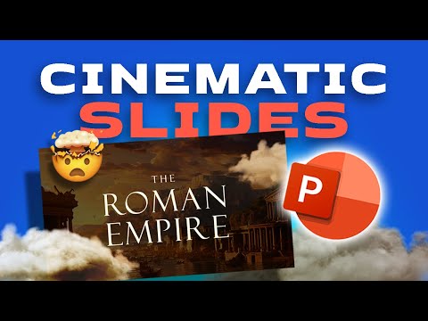 Cinematic presentations in POWERPOINT 🤯 Step-by-step