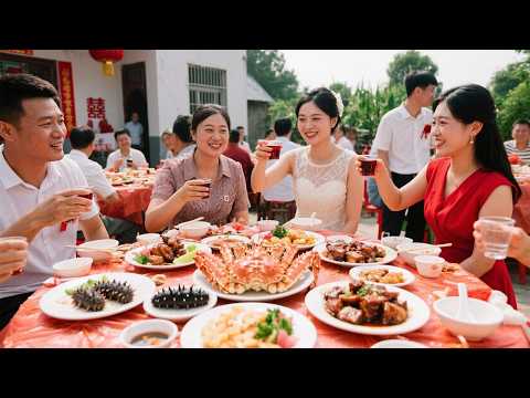 I went to a wedding banquet in rural Huainan  Anhui with 200 people  and ate at the banquet for two