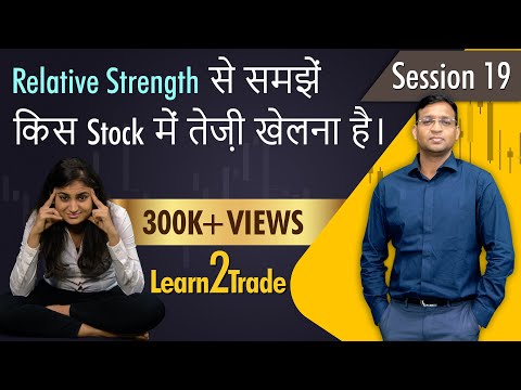 Relative Strength से समझें किस Stock में तेज़ी खेलना है। #Learn2Trade Session 19