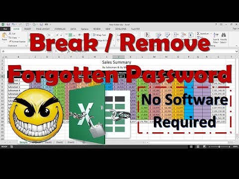 How to Remove forgotten Excel Password (Full Tutorial) 2021