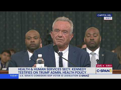 HHS Secretary Robert F. Kennedy Jr. Testifies before Congress