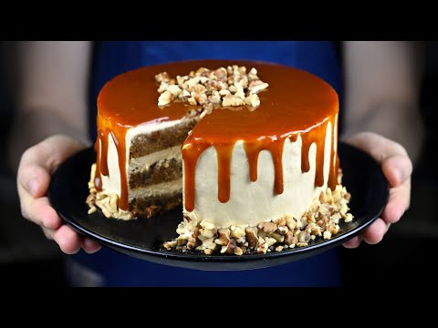 THE MOST DELICIOUS CAKE! CARAMEL CAKE RECIPE How to make carrot cake with caramel