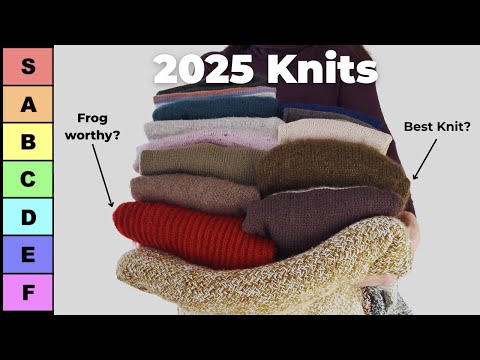 Ranking Everything I knit in 2025 - Hits and Misses