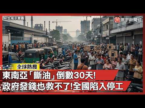 中東戰火燒斷生命線！東南亞「斷油」倒數30天：緬甸關表、孟加拉大學停擺！｜#寰宇新聞