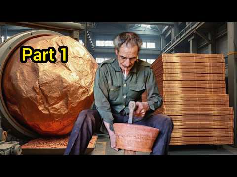 ✔This Is What Happens When a Master Forges a Copper Pot by Hand