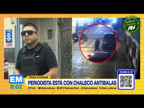 Periodista es amenazado tras investigar a Ciro Castillo y delincuentes disparan contra su vehículo