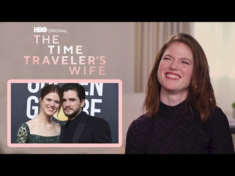Rose Leslie talking about Kit Harington and their son during “The Time Traveler’s Wife” press tour💕