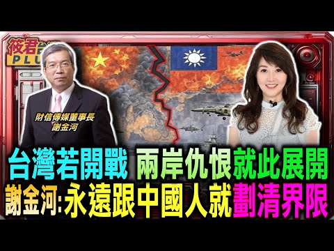 台灣若開戰 兩岸仇恨就此展開 謝金河:台灣和中國永遠就劃清界線/謝金河:國民黨接收台灣 徹底把日治51年歷史全毀/謝:台灣中國沒到戰爭必要 雙方無血海深仇｜20251212｜