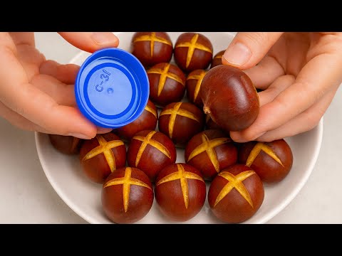 Peeling Chestnuts Made Easy – All You Need Is A Bottle Cap !