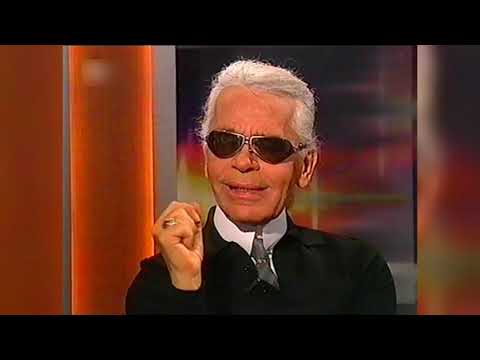 Karl Lagerfeld spricht u. a. über das Thema Tod (Kerner-Show vom 31.10.2003)