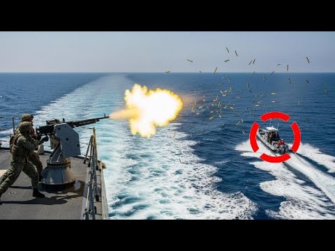 Watch a US Aircraft Carrier Eliminate Enemy Boats in Seconds(REAL FOOTAGE)