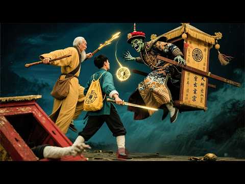 【Thriller👻Movie】红轿鬼新娘索命？道士怒斗尸王迎亲队，师徒联手镇压百年尸王！#movie  #惊悚 #悬疑 #探险 #僵尸 #恐怖 #猎奇 #剧精彩Frame&Fear