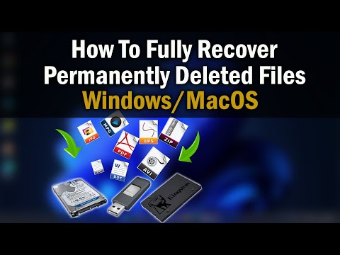 How To Recover Permanently Deleted Files | Windows | Mac | SSD | USB | HDD | Blue Screen Error