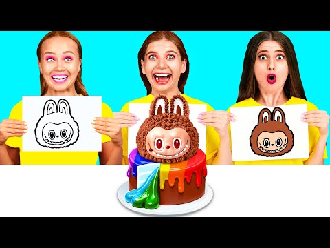 Siapa Yang Melukis Paling Bagus, Mendapatkan Hadiahnya | Tantangan Menggambar Gila BaRaFun Challenge