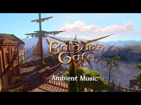 Baldur's Gate 3 Relaxing Music & Ambience With City Ambient