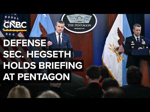 Defense Sec. Pete Hegseth and General Dan Caine hold briefing on the U.S.-Iran war — 3/4/2026