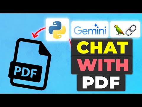 Python RAG Tutorial | AI For PDF using Python
