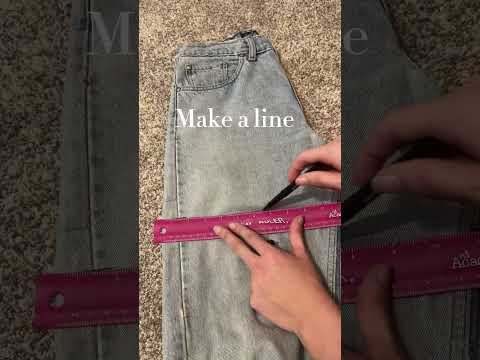 DIY jean shorts!!