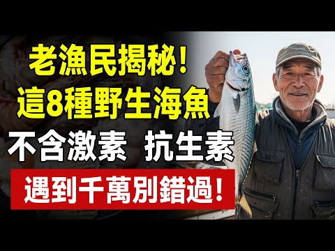 頂級海魚「放心清單」：這8種魚幾乎無法人工養殖，肉多刺少最養人！#野生魚 #海魚 #帶魚不能養殖 #老漁民
