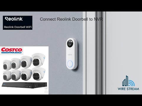Reolink Doorbell Wired with Costco Reolink NVS16-12MD8 Connect Reolink Doorbell to NVR