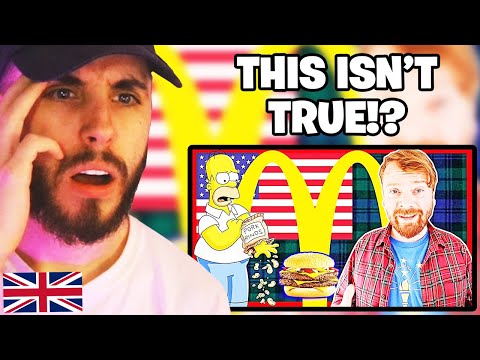 Brit Reacts to Scottish Guy Debunks AMERICAN Stereotypes