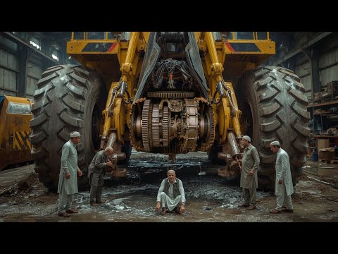 Caterpillar 966F Jammed in Mountain! 3 Gears Broken – Repaired Under Extreme Conditions