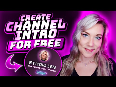 How to Create a YouTube Channel Intro for FREE Using Canva (Animated & HD Quality!)