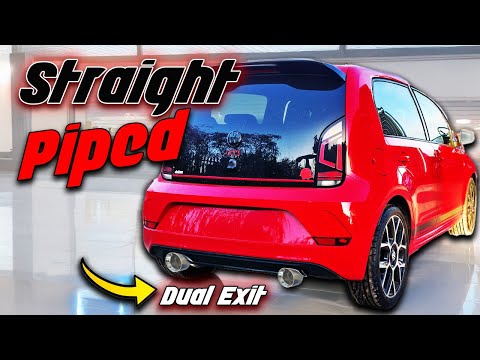Your VW UP GTI NEEDS This Dual Exit Straight Pipe Exhaust!
