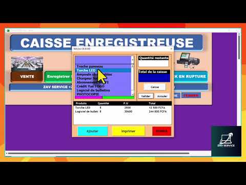 Logiciel de Caisse Intelligent – Ventes, Dépenses, Bilan en un Clic !