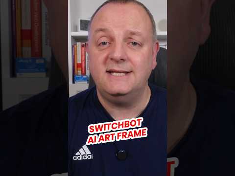 This AI Art Frame CHANGES Your Wall Every Day 🤯 #switchbot #nanobanana #aiart