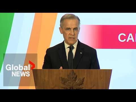 Carney hails "new, more ambitious partnership" between Canada, India during Mumbai visit | FULL