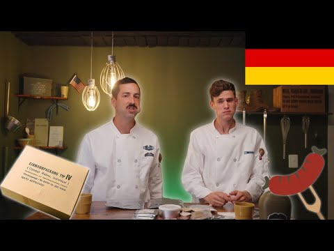 U.S. Soldier tries a German Ration