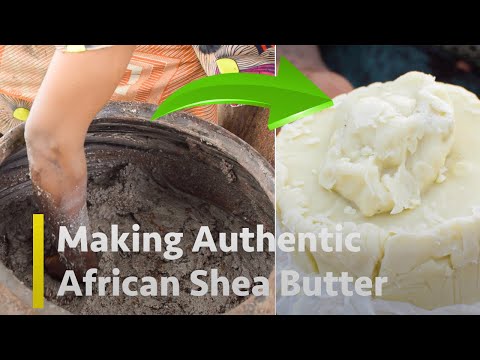 How Raw, Unrefined Shea Butter Is Made In The Village