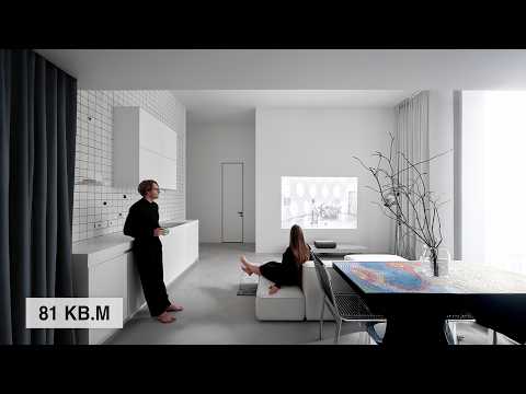 Рум тур современной квартиры архитекторов 81 м² 🔥 Дизайн интерьера квартиры для молодой пары.