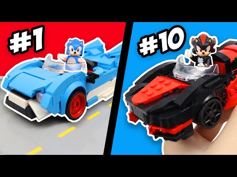 I Built LEGO Sonic CARS