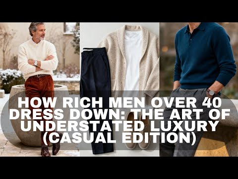 How Rich Men Over 40 Dress Down: The Art of Understated Luxury (Casual Edition)